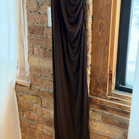 Lovers & Friends Odessa Gown in Espresso Brown - Picture 5 of 7